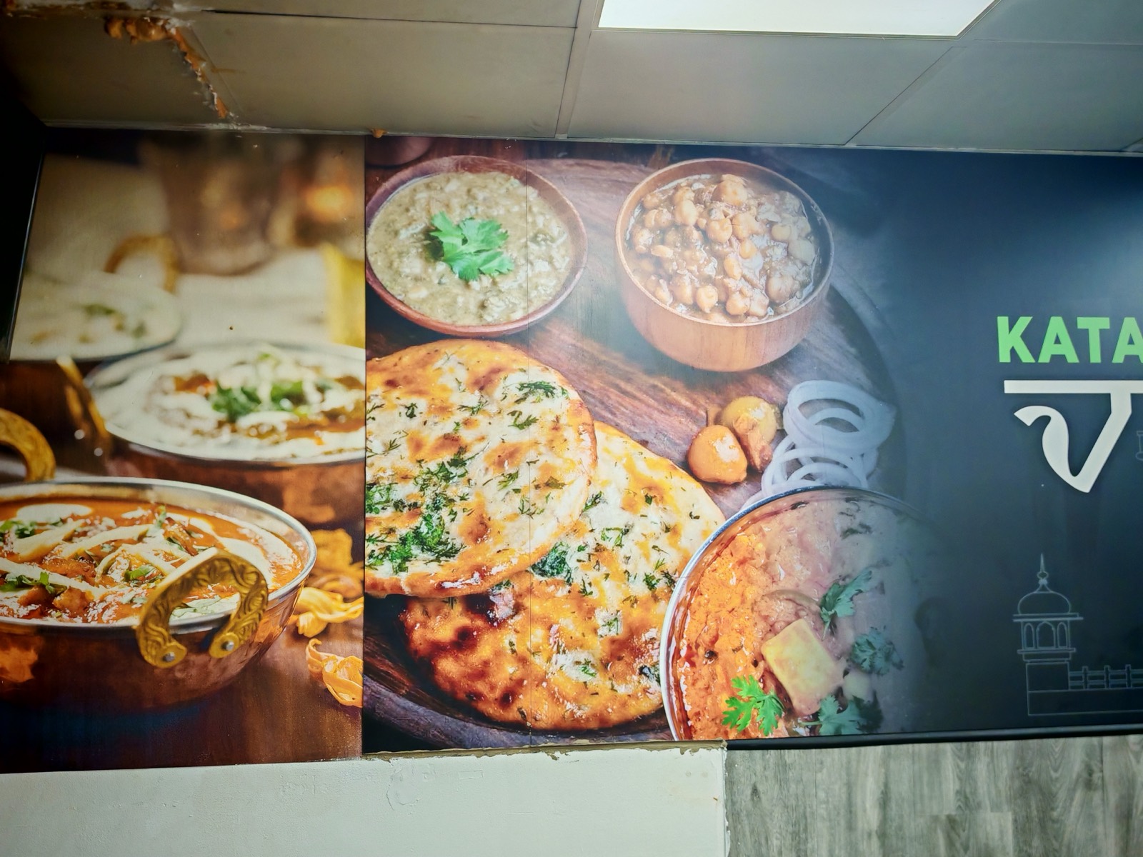 Kulcha, chole and paneer curry — Kataria's Veggie Hut